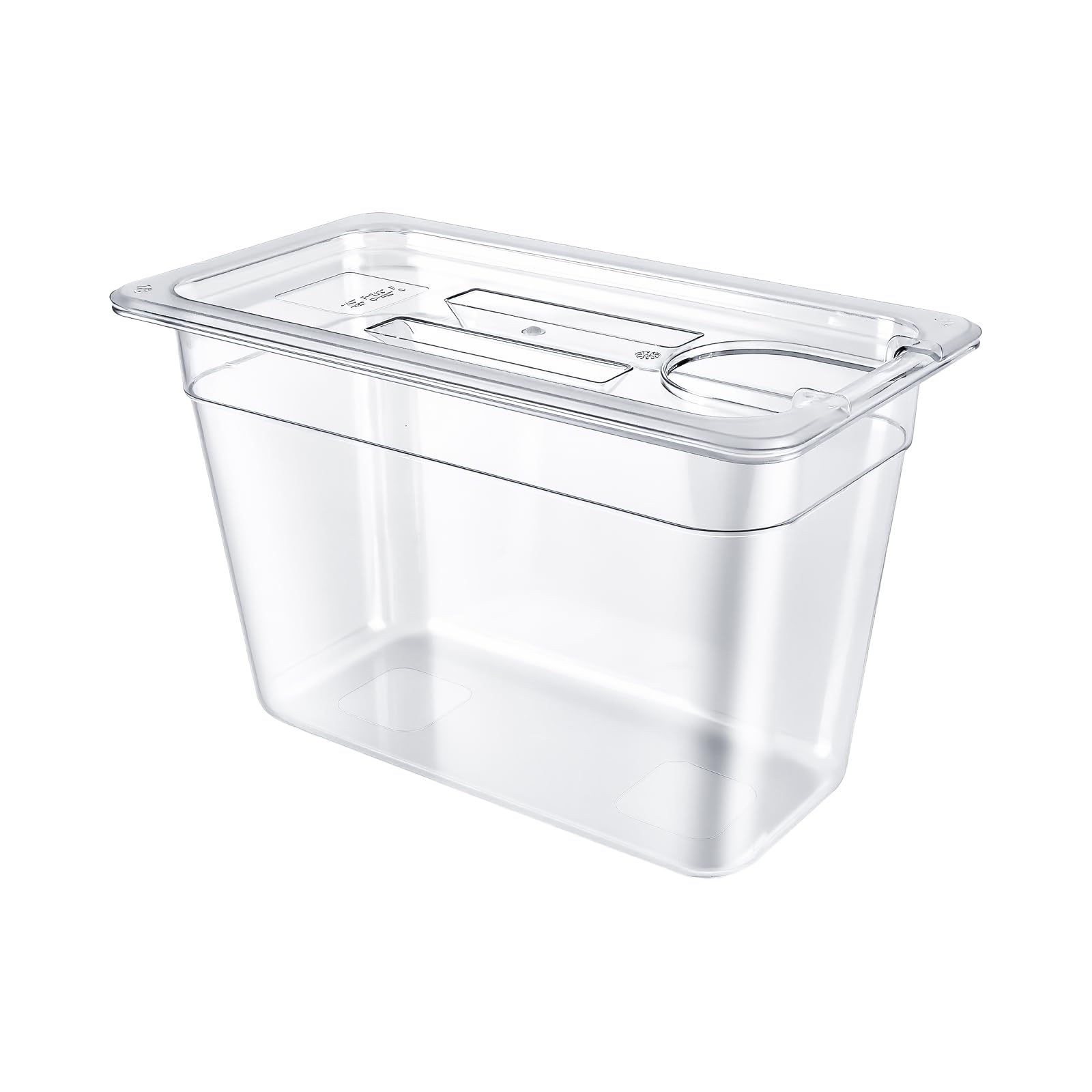 Recipiente pequeño para Sous Vide con tapa, tanque Sous Vide de 6 L para cocinar lentamente en casa y preparar comidas, sin BPA
