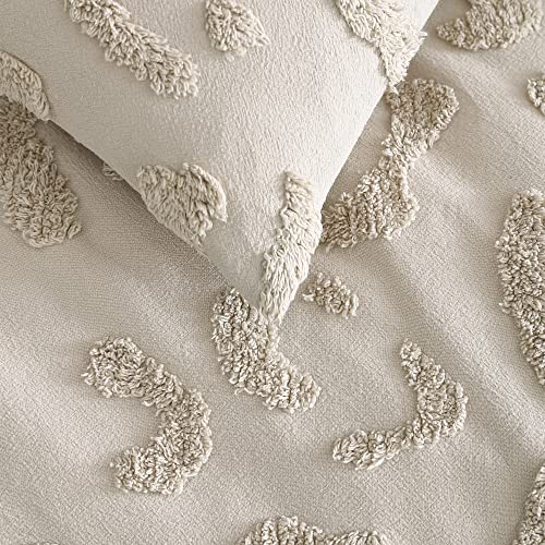 Peri Home 100% Cotton 3-Piece Comforter And Sham Set, Linen Chenille Leopard, Full/Queen #TOP5