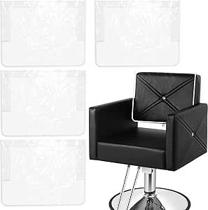 Amazon.com: MIMWOW 4 Pcs Salon Chair Covers, Clear Plastic Protectors ...