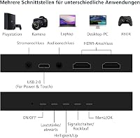 Pisichen 7 Colos Érintőképernyős Hordozható Mini Monitor - HD 1024x600 IPS Kijelző, Laptop, PS4/5, Raspberry Pi Kompatibilis 6