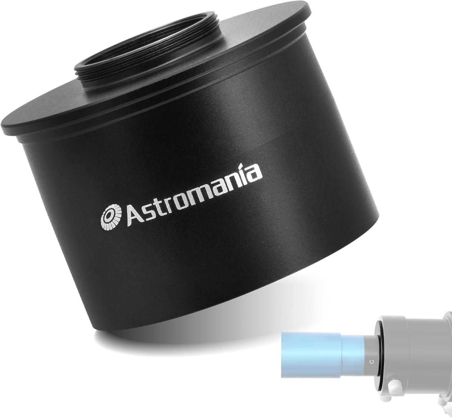 Astromania C Mount to 2" Video Camera Barrel Adapter Telescope Astrophotography
