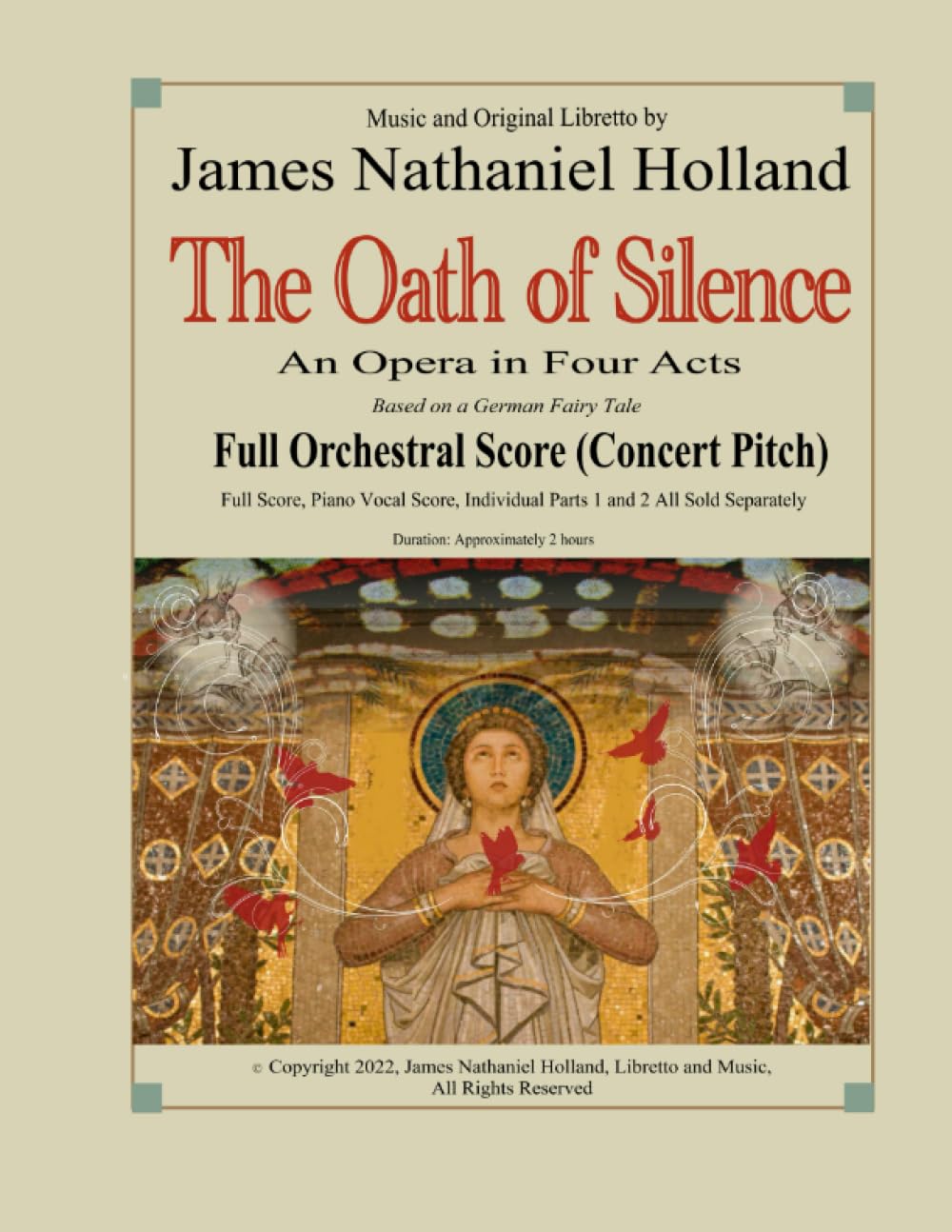 The Oath of Silence Partition Orchestre pour diriger l'opéra en quatre actes sans transposer