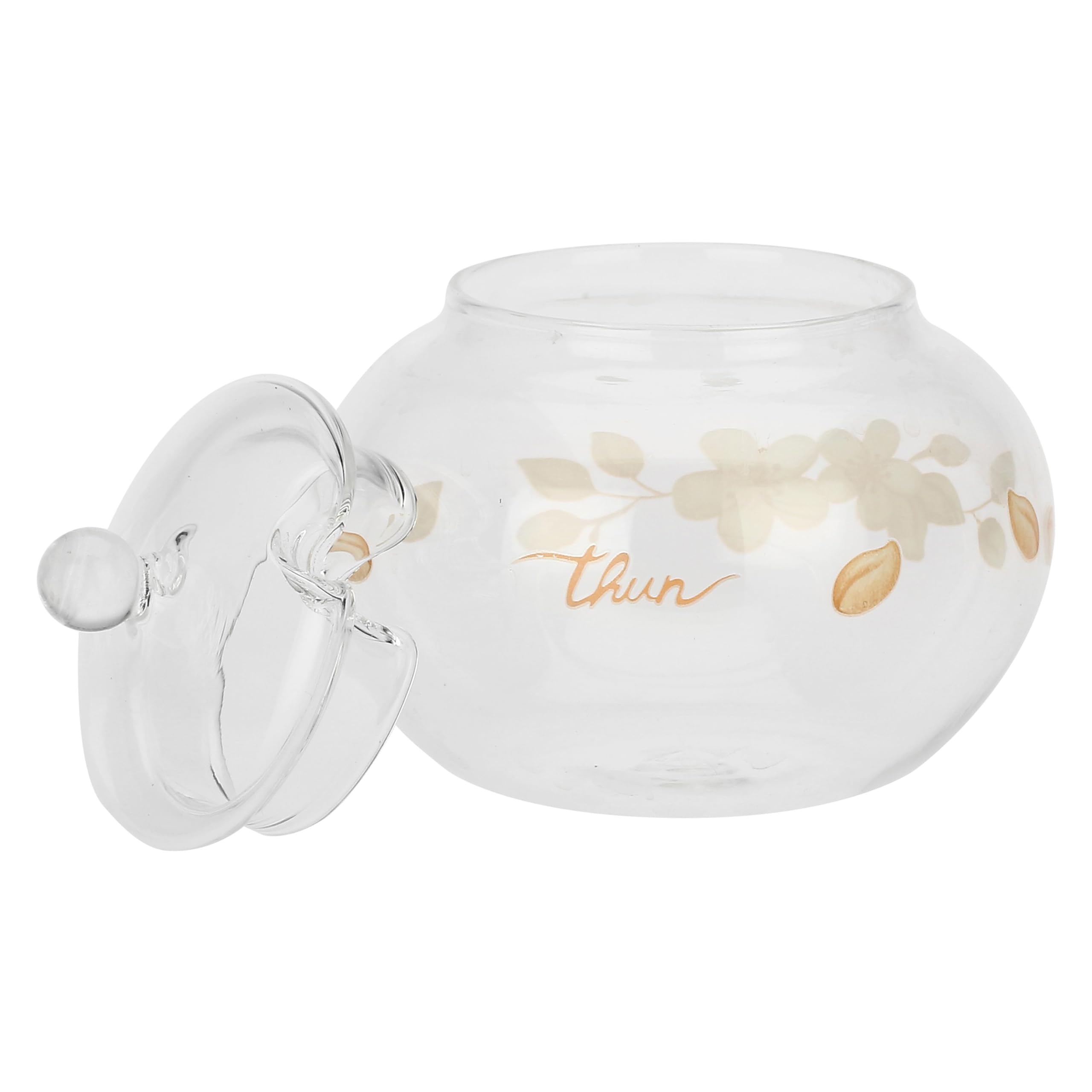 THUN - Mini barattolo miele - borosilicato - Collezione Bomboniera - Ø 10.1 cm - 10 cm h (Confezione da 2)
