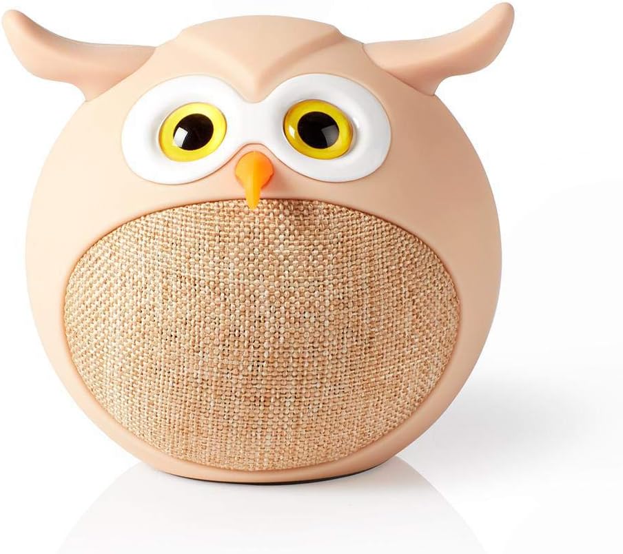 Nedis Animaticks Bluetooth Speaker with 3H Playtime, Hands- Calling & Olly Owl Design