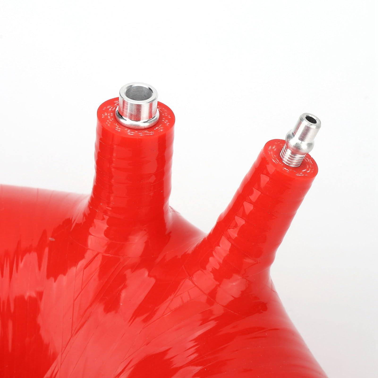 Kit Tubo Flessibile di Aspirazione in Silicone per Abarth 500 595 695 1.4L TurboJet 2008-2023 (Rosso)