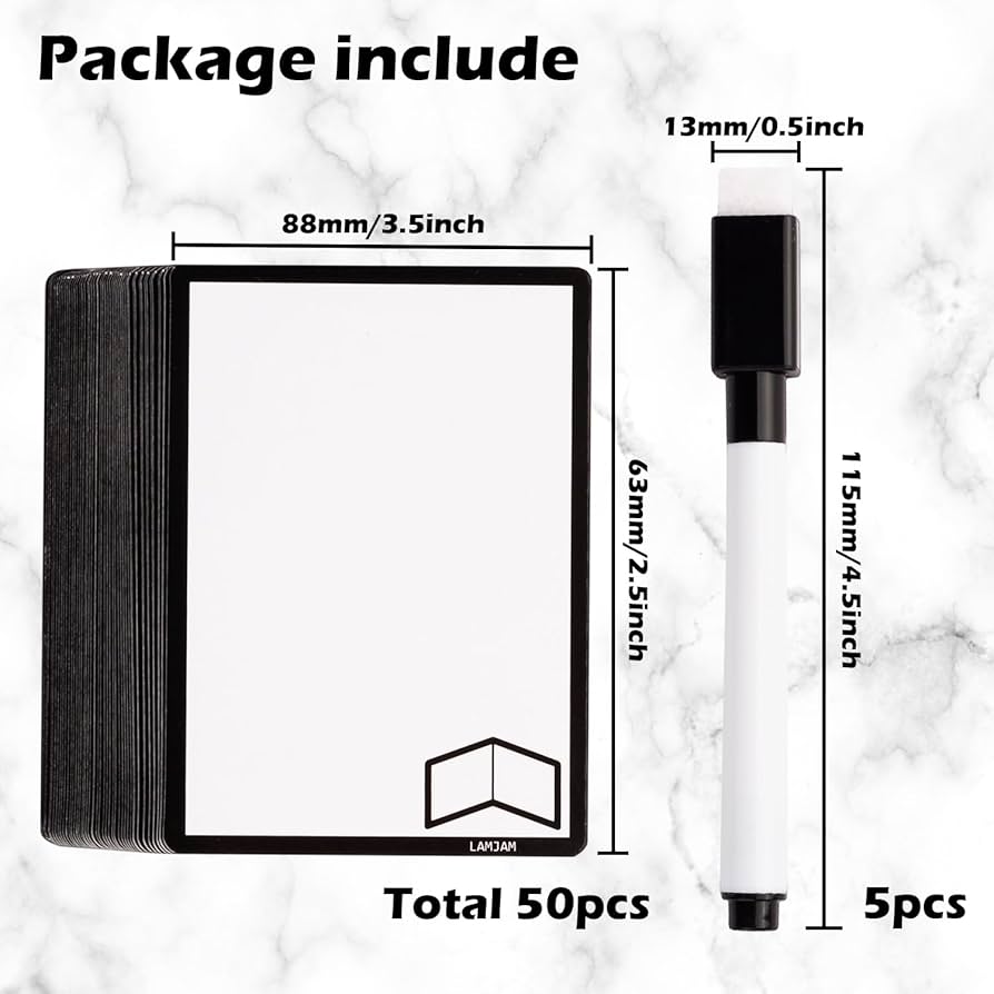 Amazon.co.jp: 再利用可能なドライイレース MTGトークン マーカー付き