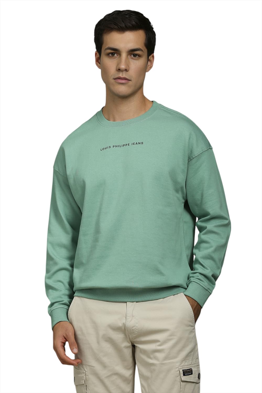 louis philippe Men's Cotton Round Neck Sweatshirt-picture-37