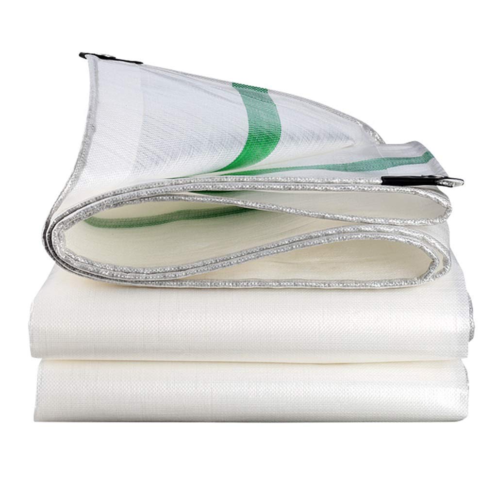 RajoNN Lona Impermeable Resistente, Cubierta de Lona para Tienda de campaña, Cubierta de Lona de poliéster con Refugio para Tienda de campaña, Lona para Acampar, Cubiertas para Lluvia al Aire Libre,