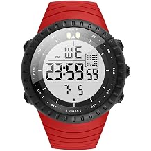 Waterproof Military Digital Watch for Men, Date Multi Function Tactics LED Face Alarm Stopwatch Wristwatch, Outdoor Tactical Watches