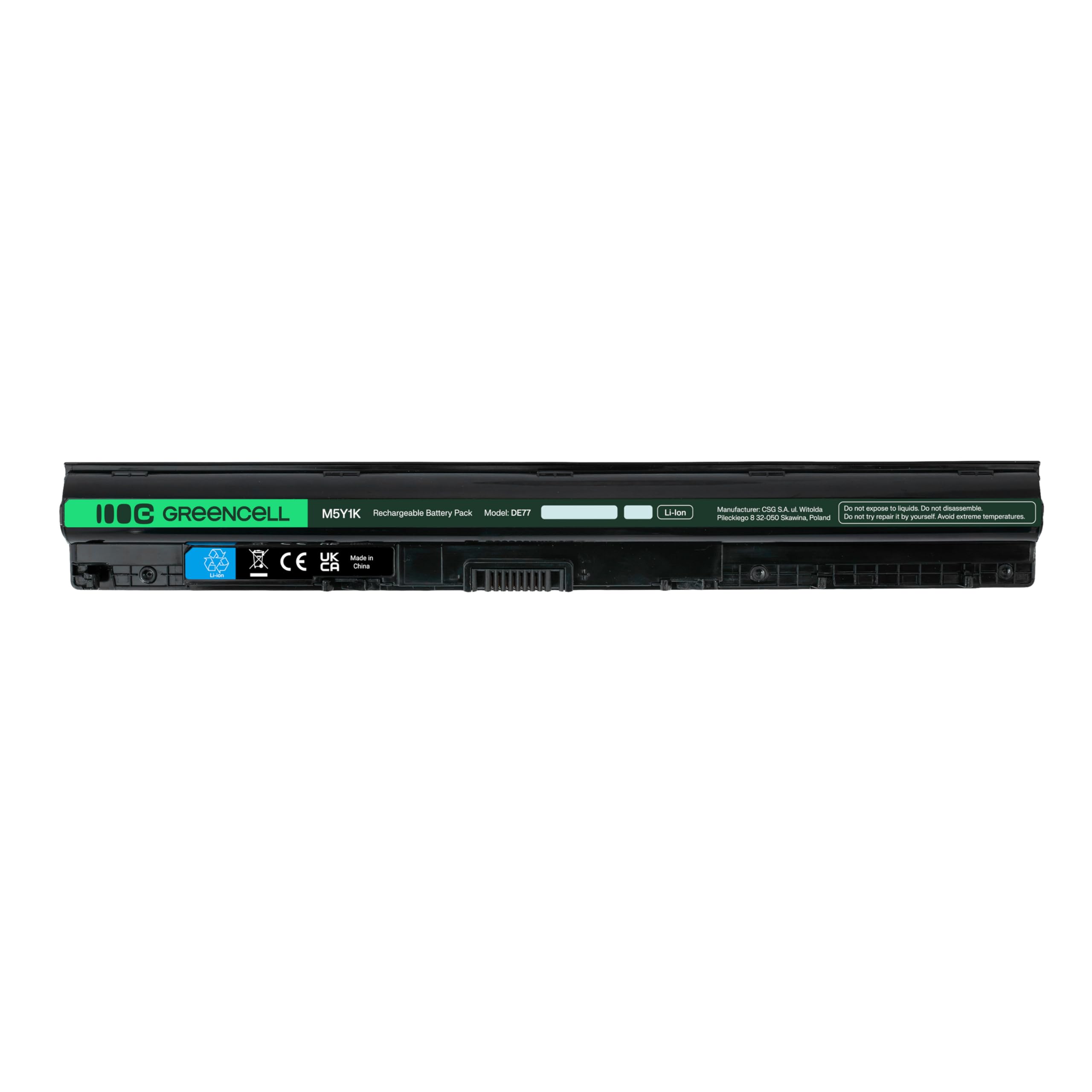 GreenCell do Dell Inspiron 3451 3555 3558 5551 5552 5555 (14.4-14.8 V, 2200 mAh, Kolor czarny) 53-BBBR GXVJ3 HD4J0 HD4JO K185W M5Y1K WKRJ2 P60G001 P60G002 P60G003 P60G004