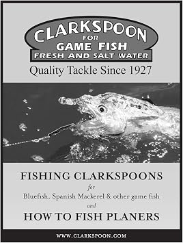 Clarkspoon | Ready to Fish Planer Kit | Size 1 Planer with Rigged Size 00 Original Clarkspoon | Quick and Easy Trolling Setup for Spanish Mackerel, Bluefish, Ribbonfish, and More!