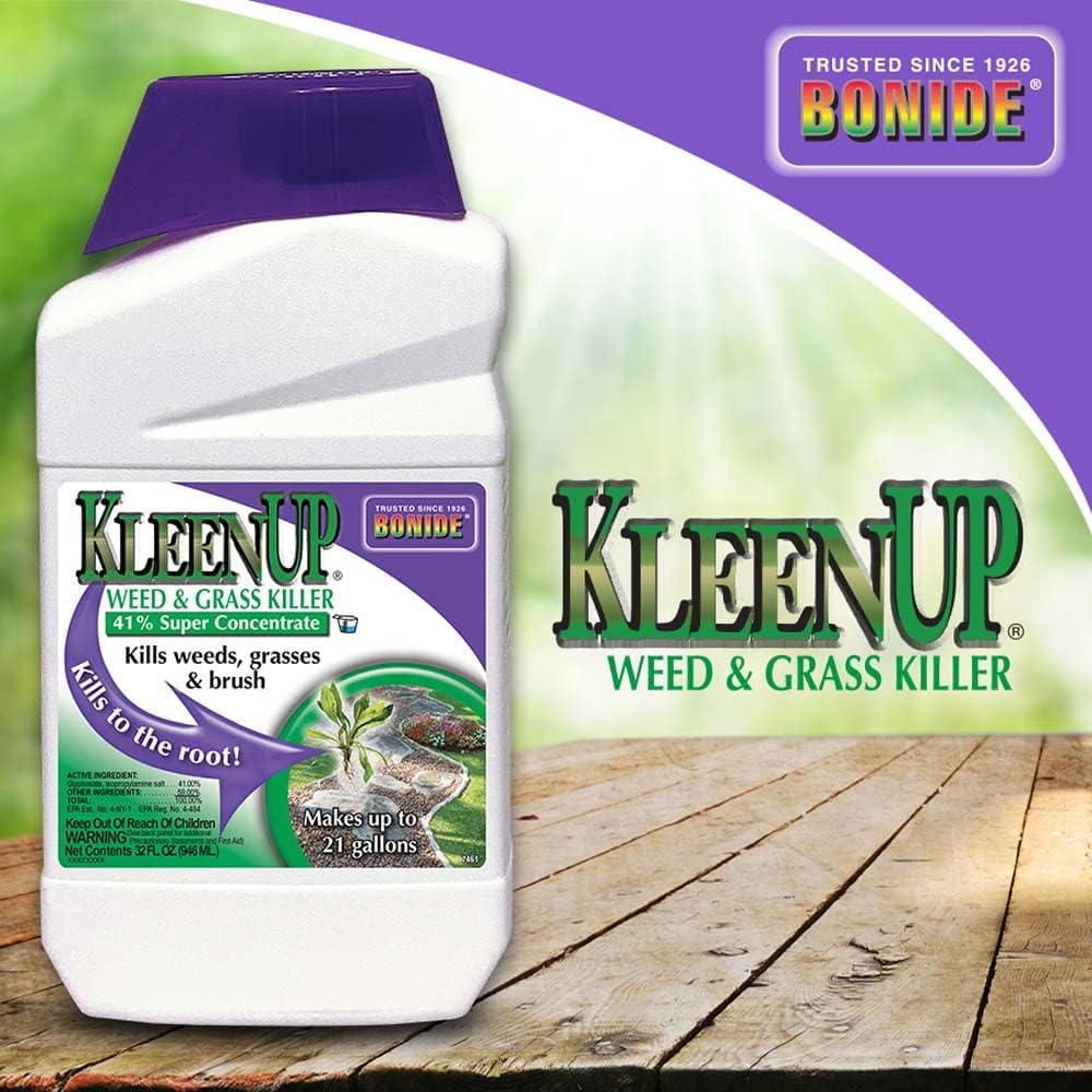 Bonide 7461 KleenUp 41% Weed & Grass Killer Concentrate 1 quart