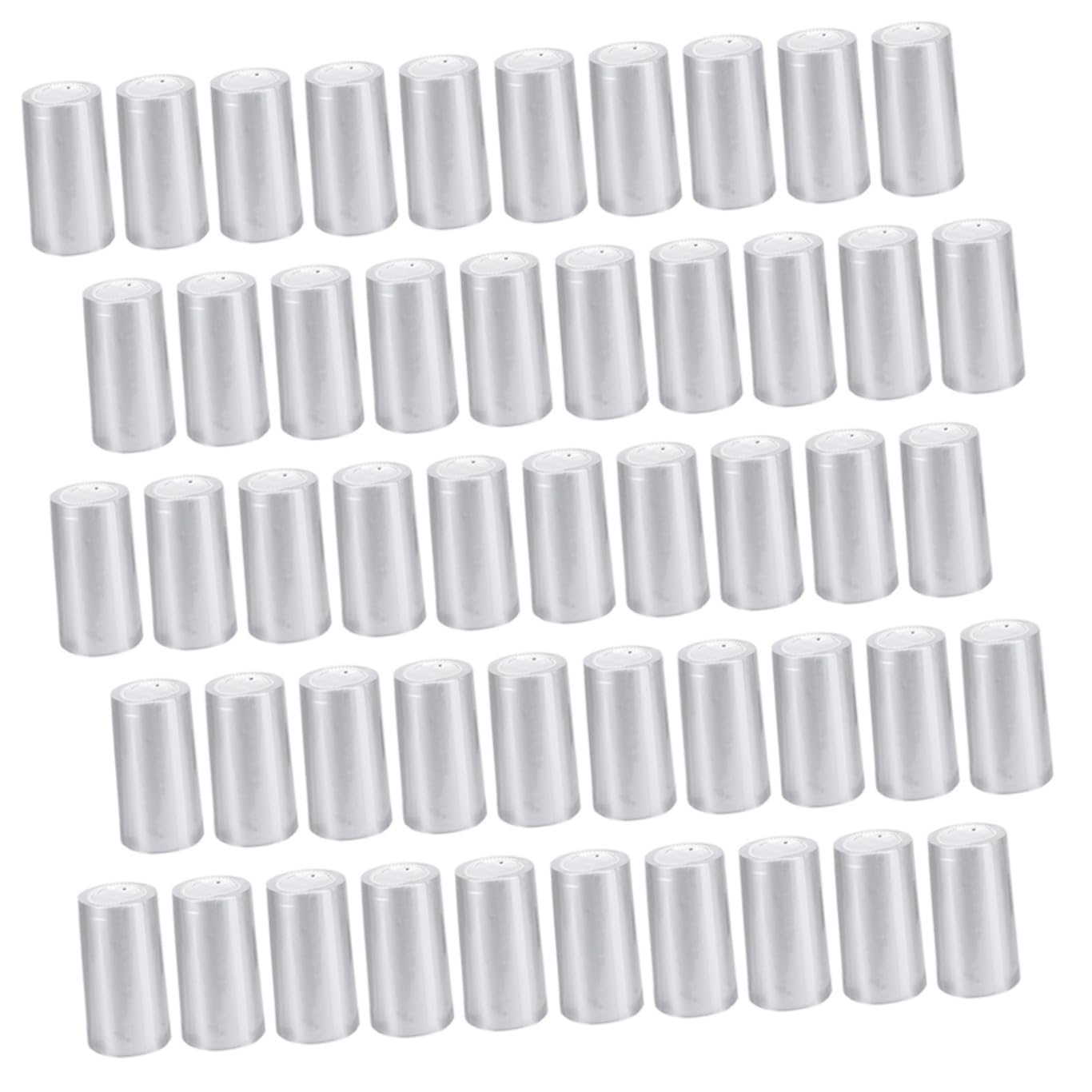 Garneck Cápsulas Termoencogibles para Botellas de Vino 30 MM Color Plateado 200 Unidades Fundas para Tapones Pestaña Desprendible Uso Profesional para Bodegas Bares y Hogares