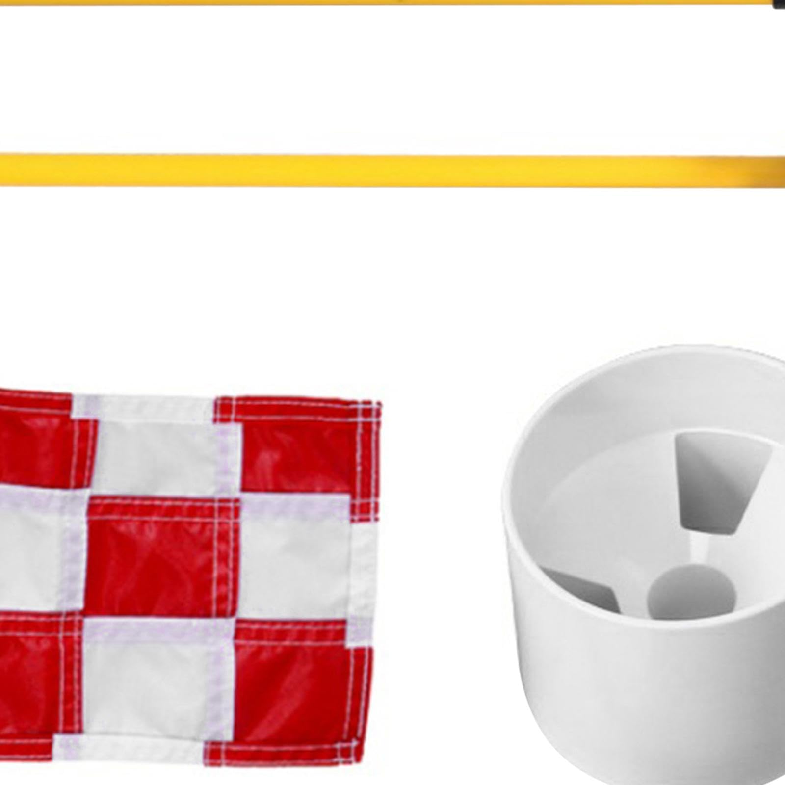 Bandera de Putting Green de Golf y Copa para Agujeros, Práctica de Putting, Asta de Bandera de Fibra de Vidrio, Astas de Bandera de Golf