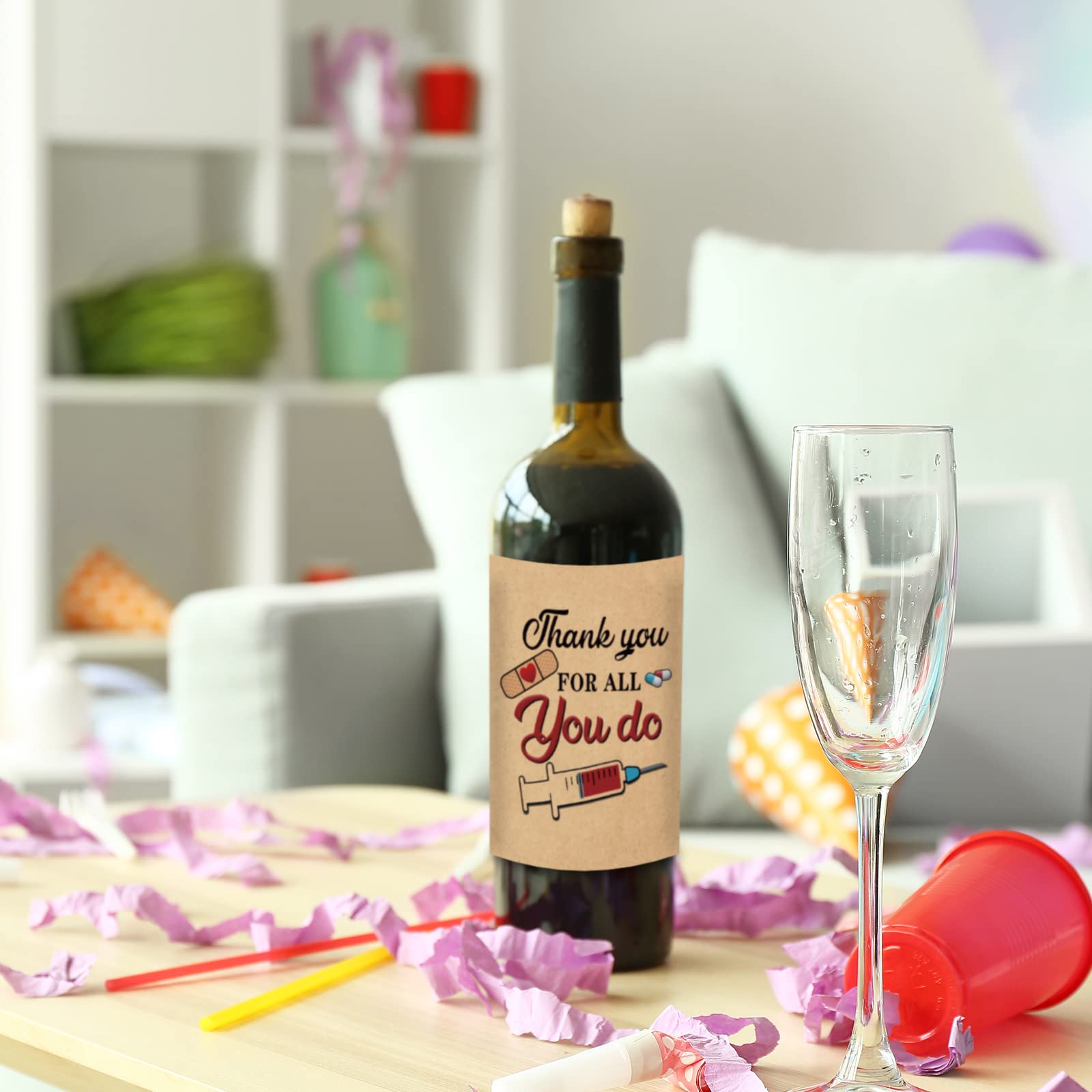 Bolsa De Regalo Personalizada Para Enfermeras: Bolsa De Agradecimiento Personalizada Para La Semana De La Enfermería (marrón O Negra). Incluye Título De Enfermera O Mensaje Personalizado. - España