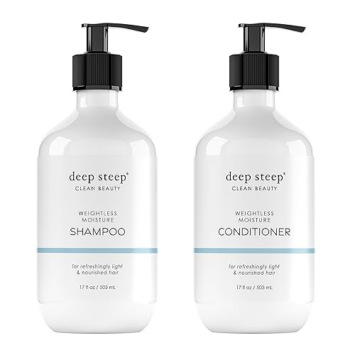 Vista 16 de Deep Steep Champú y acondicionador, cuidado del cabello premium (volumen nutritivo, 17 oz)
