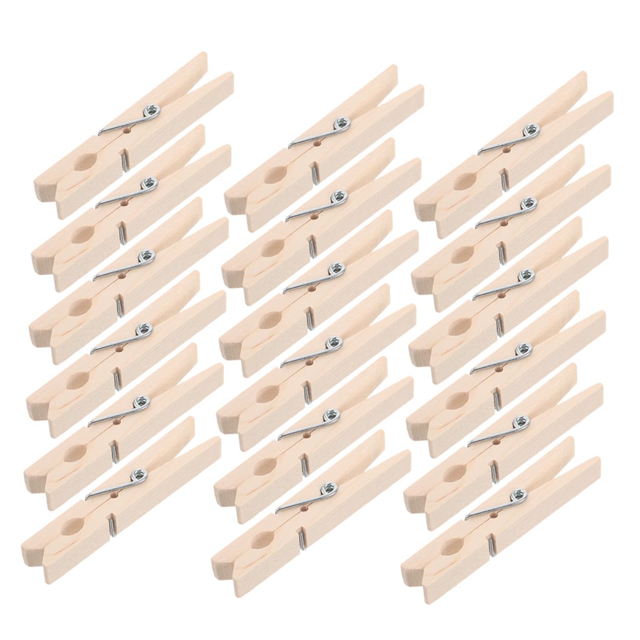 POPETPOP 150 Piezas Pinzas de Madera Ropa Pinzas Antideslizantes para Colgar Fotos Multiusos para Interiores y Exteriores Resistentes al Viento