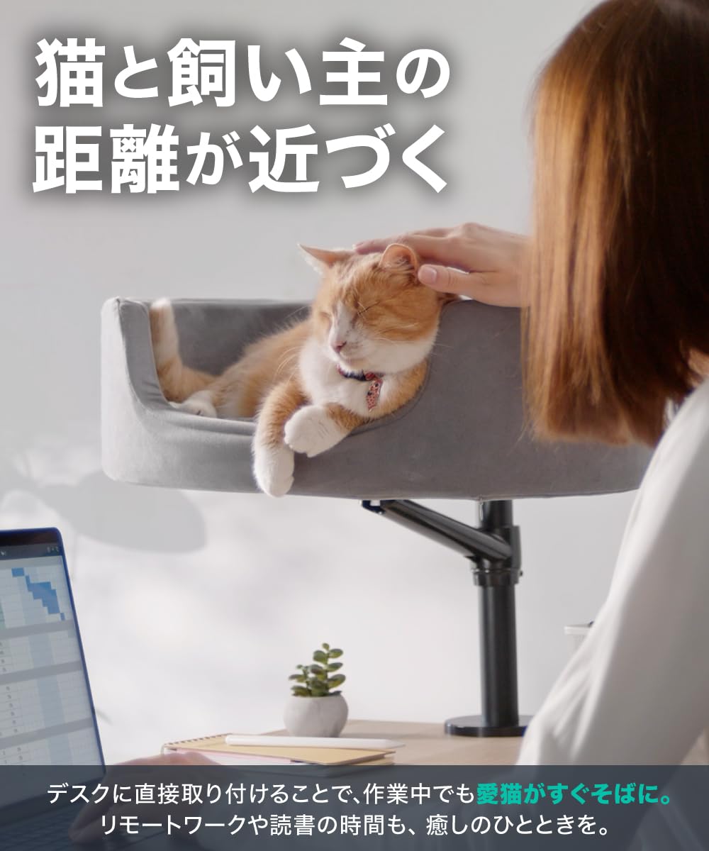 【新品】新発想キャットアーム 猫ベッド【24時間以内配送】 Amazon.co.jp: LOE(ロエ) 新発想 キャットアーム 猫ベッド｜省