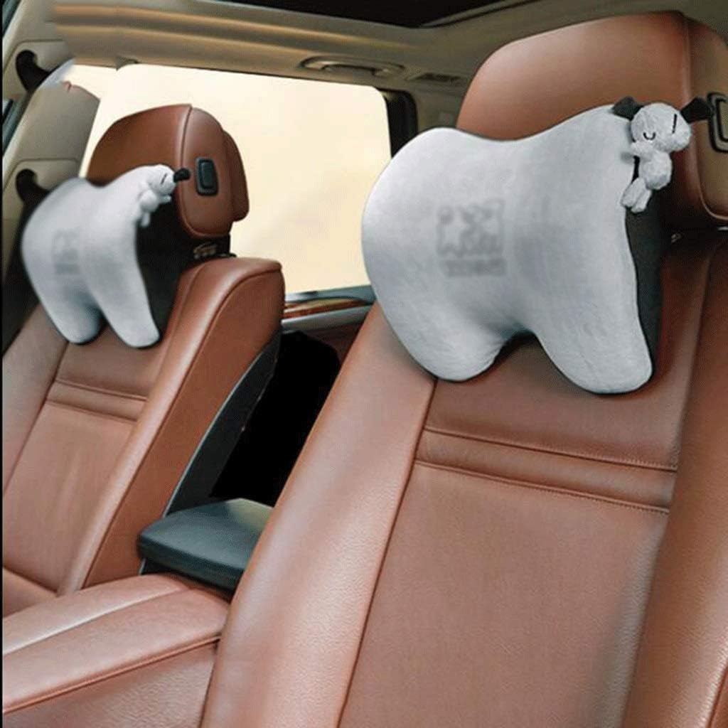 Car Neck Pillow - Headrest for Pain Relief When Driving, Seat with Memory Foam and Washable Cover(D)