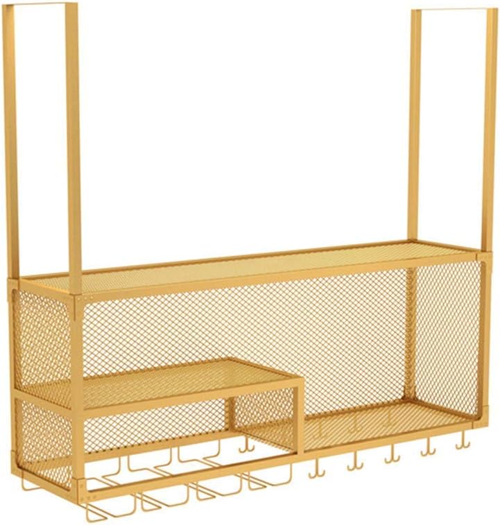 Simple Holder Floating Restaurants s Home Hanging Creativity Upside Down Iron Art Decoration 120X30Cm