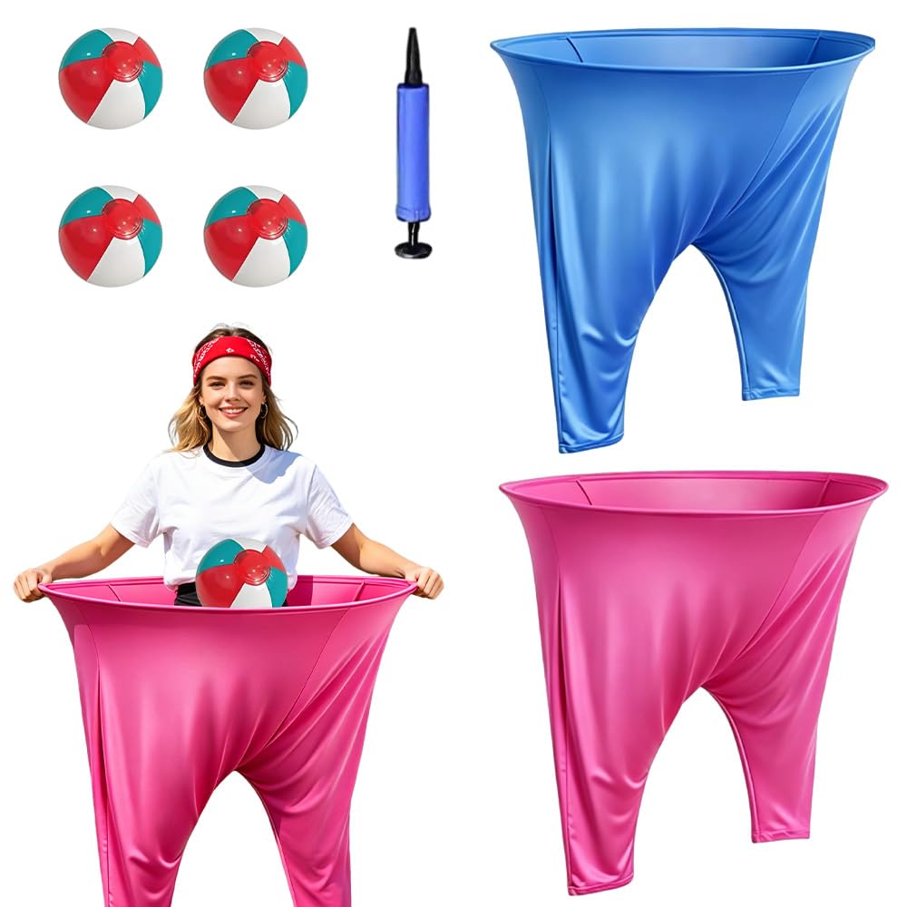 Granny Pants Yard Game, 12 PCS Oversized Granny Pants Outdoor Games, with 2 Big Granny Pants, Granny Pants Toss Game Set for Adults Teens Party Backyard Lawn Family Reunion Gathering Reunion