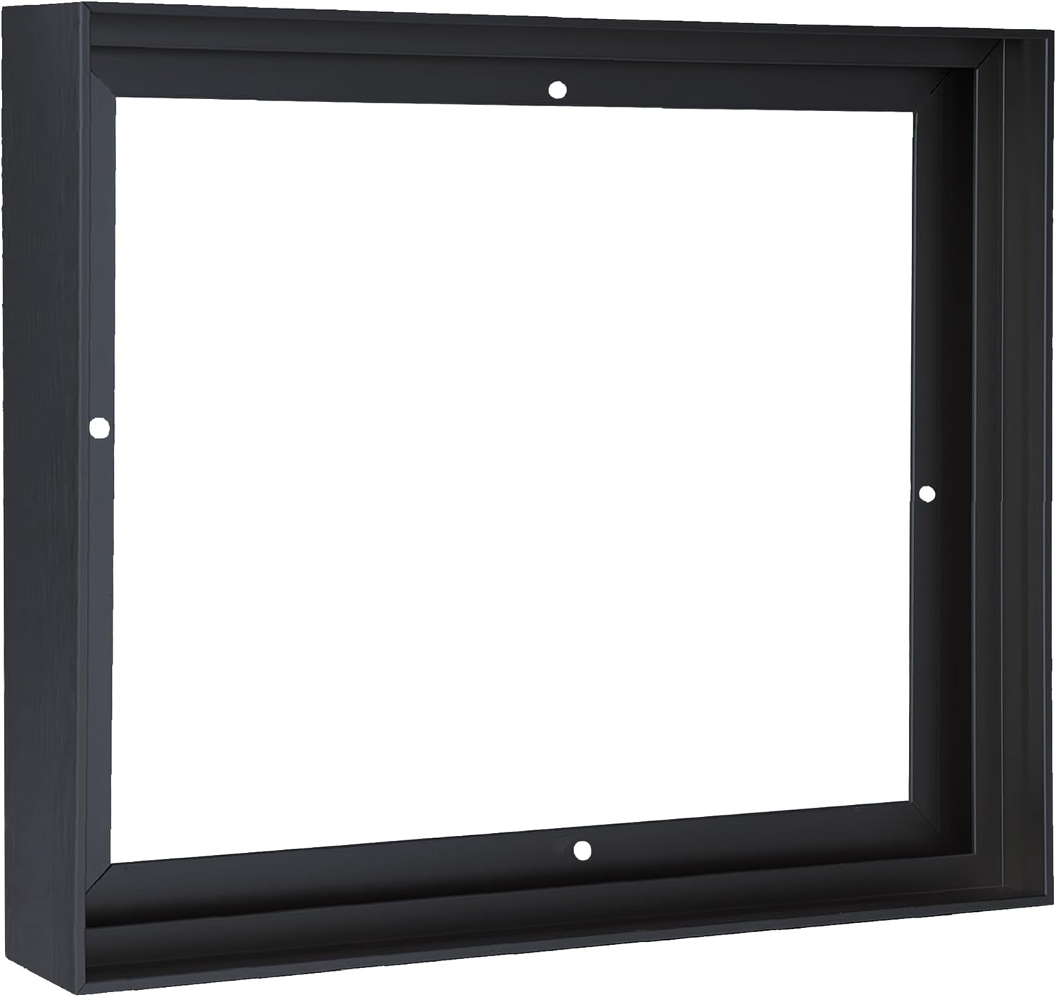 Metal Floating Frame for Canvas Paintings,DIY Canvas Frames with 0.75-0.9 Deep,Floater Frame for Art Prints Wall Decor(24x48,Black)