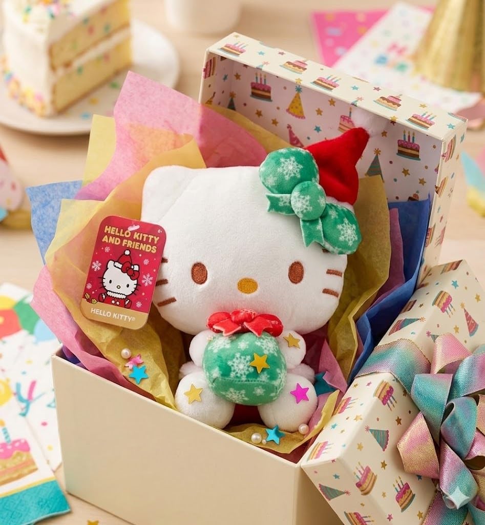 Amazon.co.jp: ハローキティ 8インチ クリスマスぬいぐるみ - 公式
