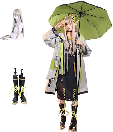 【ウィッグブーツ傘武器付】アークナイツ ミュルジス　コスプレ衣装　フルセット S Amazon.co.jp: [QMIQMI] Arknights アークナイツ Muelsyse ミュルジス