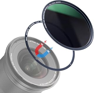 Kase 82mm Wolverine Magnetic CPL Polarizer Lens Filter with Adapter Ring