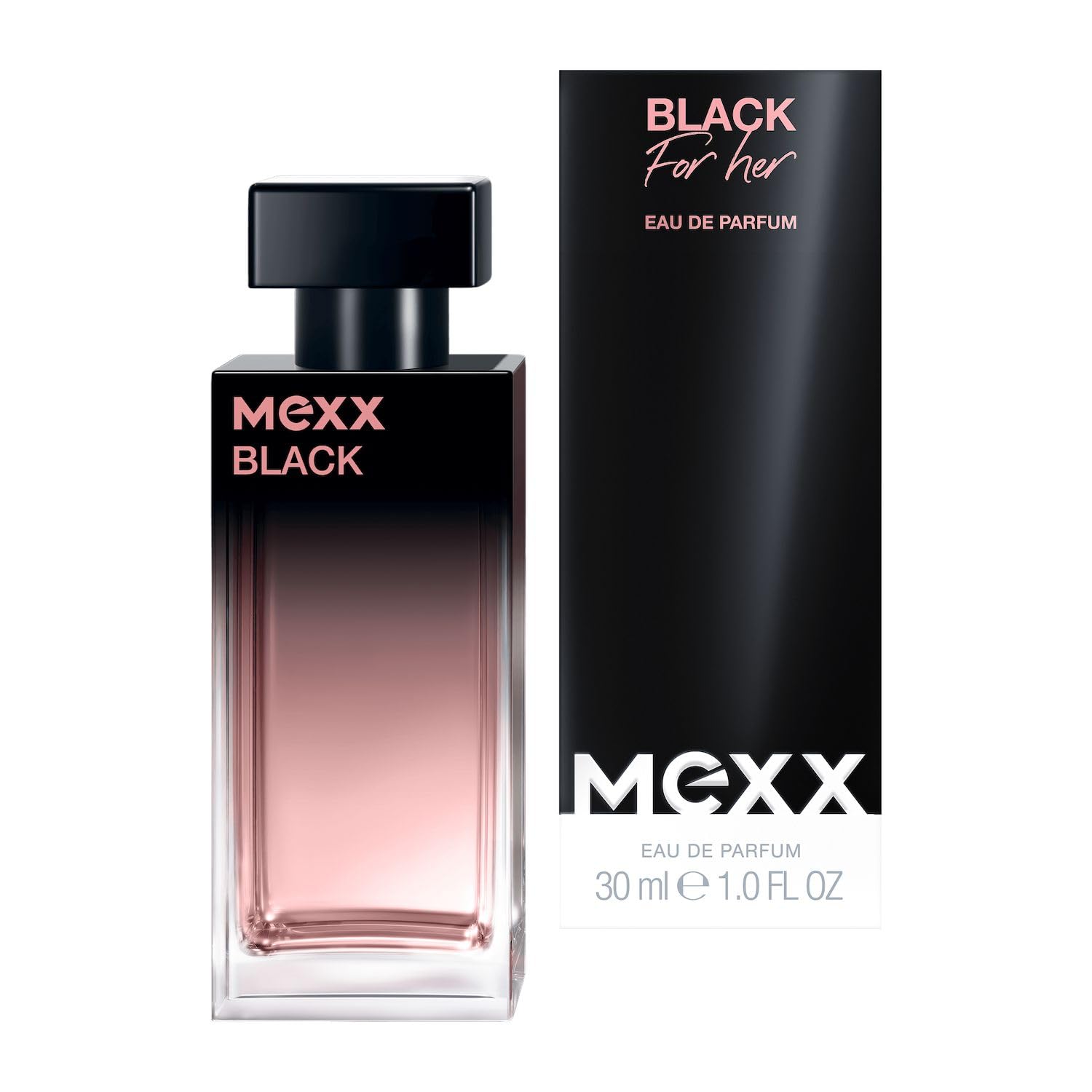 Mexx Black Woda Perfumowana dla Kobiet, o Kwiatowo-Owocowym Zapachu, 30 ml