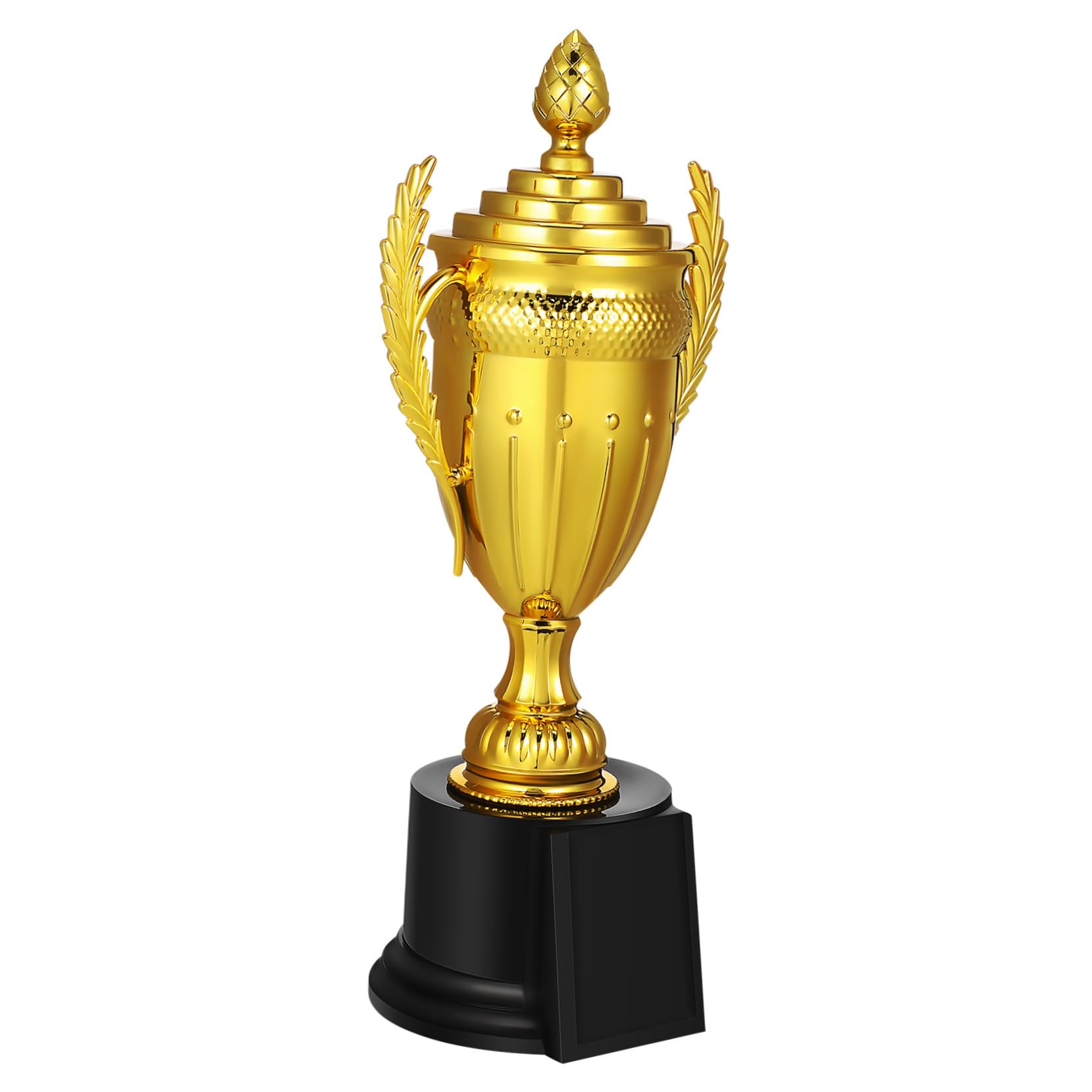 VICASKY Plastique avec Couvercle Grand Format Coupe de Récompense Résistante pour Sports et Cérémonies Design et Motivation Positive pour Événements