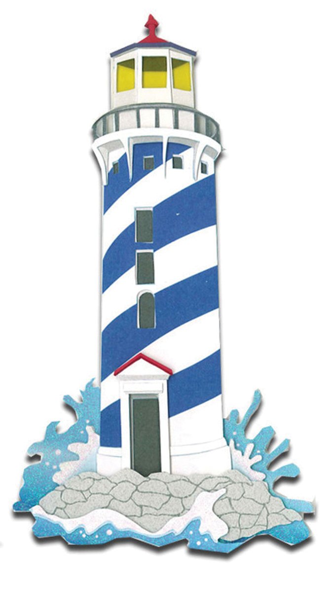 JOLEESJolees Jolee's Boutique Dimensional Stickers-Lighthouses, Other, Multicoloured