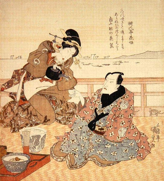 Tableaux sur toile Kunisada pour créer une ambiance zen dans votre salon