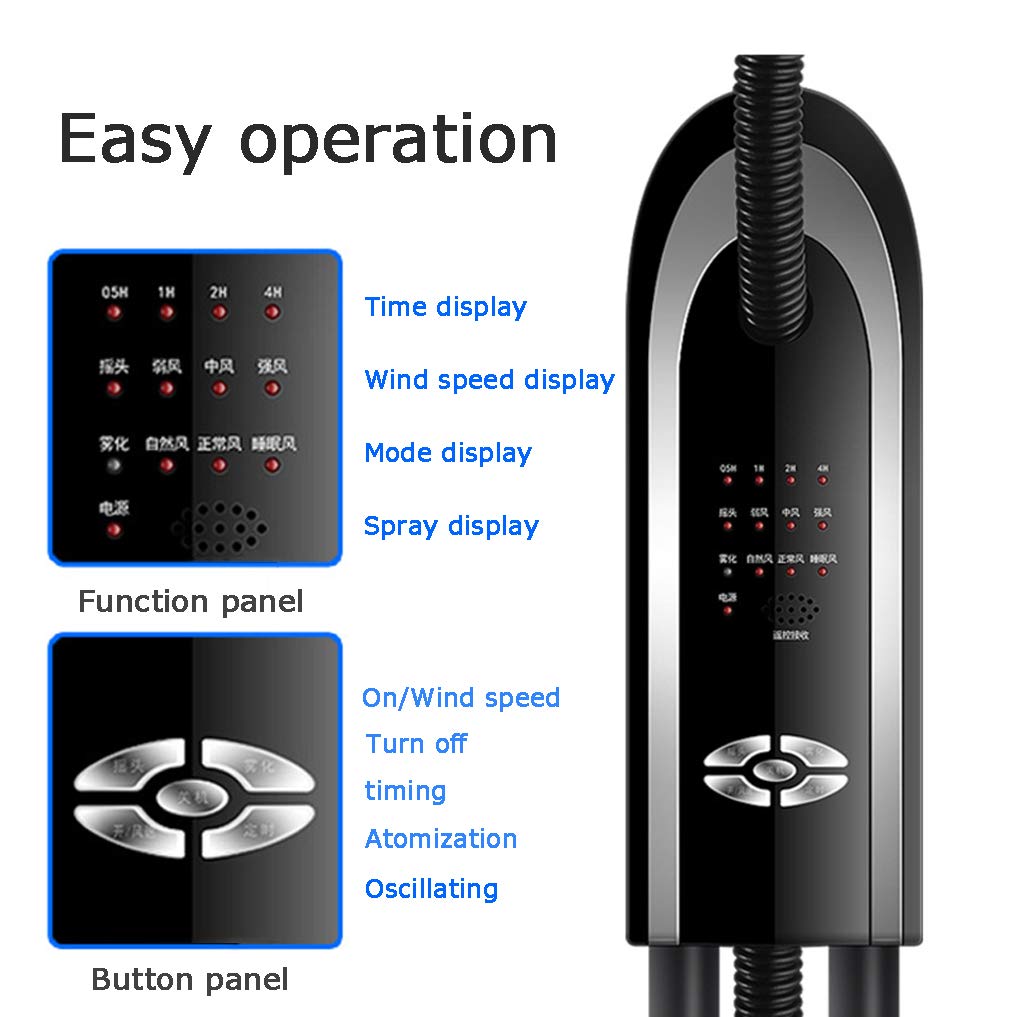 Outdoor Fan With 200 PSI Misting Pump for Residential & Commercial applications. Comes with Stainless Steel Ring (24 Inch Black Fan with 200 PSI Pump)