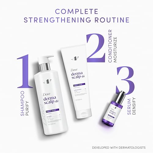 Dove Derma Scalp Density Boost Conditioner For Hair Loss, 1 ct 9 oz | Lamellar Serum, Glycerin, Zinc and Peptides, Helps Reduce Breakage, Supports Fuller-Looking Hair and Stronger Roots - image 6