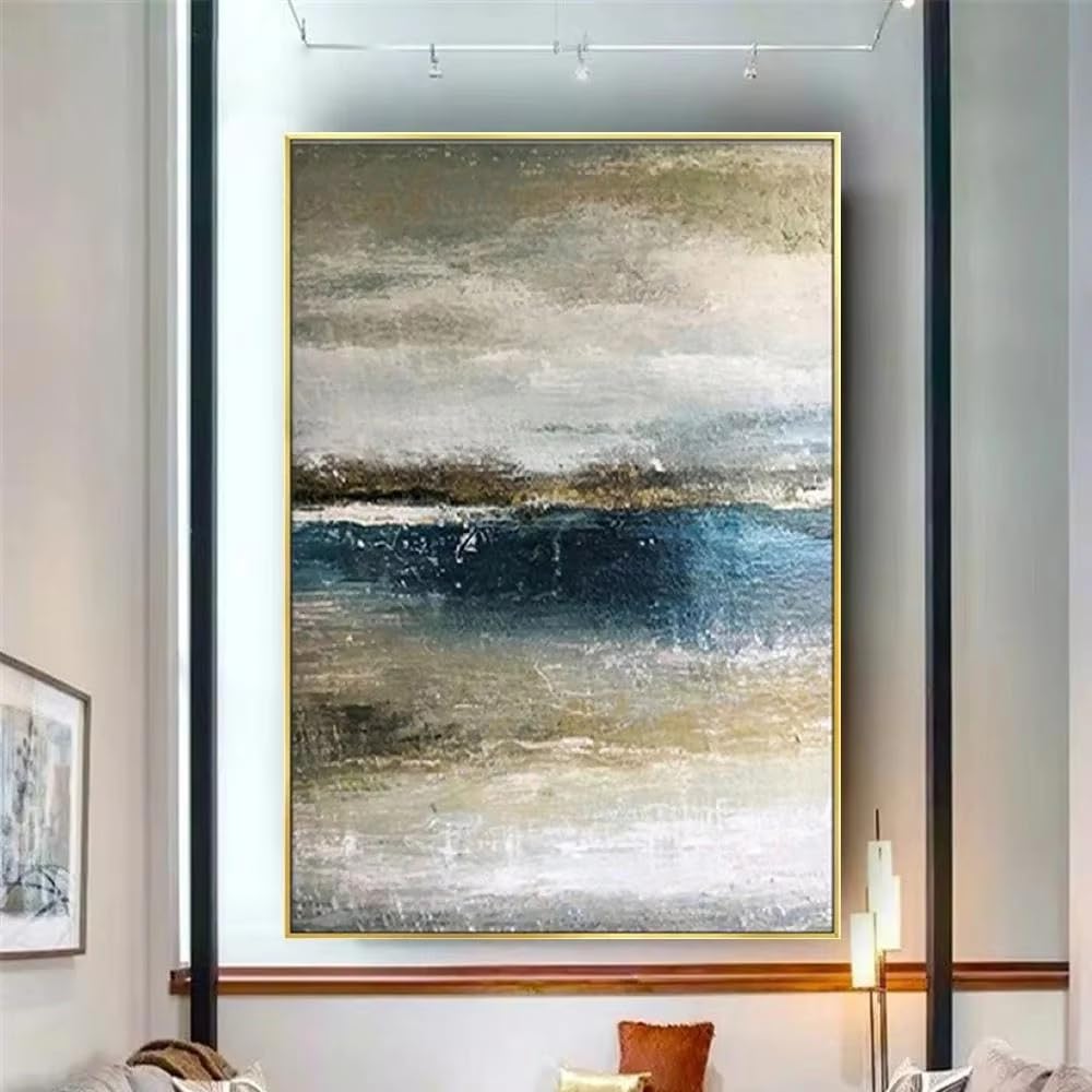 IHHGNB Abstract Painting on Canvas Modern Landscape Wall Art Prints for Living Room Entrance Decor(30x40cm(12x16in)/No frame)