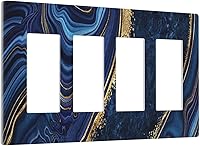 Vista 122 de Cubierta de interruptor de luz rosa brillante con purpurina de 1 banda, sin dispositivo, placa de pared en blanco decorativa para adolescentes