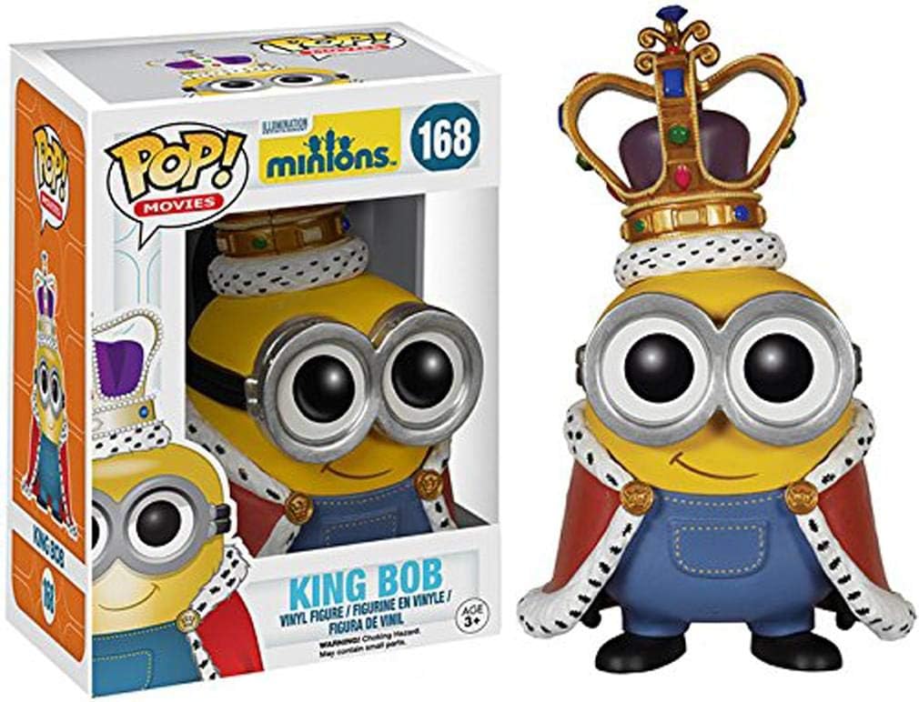 Funko POP Movies: Minions Figure, Minion King