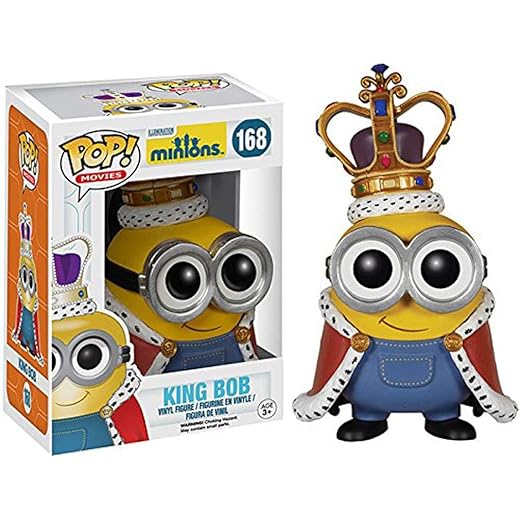 Funko Pop Movies Minions King Bob Minion Vinyl Figure