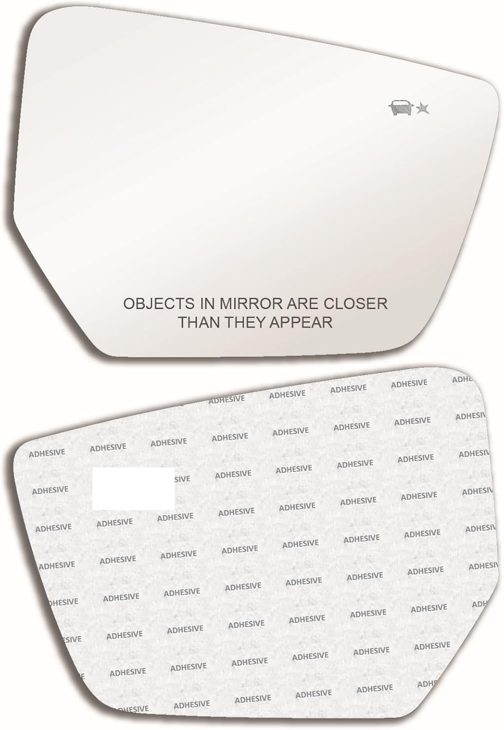 BLIND SPOT Mirror Glass with Full Size Adhesive for 2014-2020 CHEVROLET IMPALA Passenger Side View Right RH