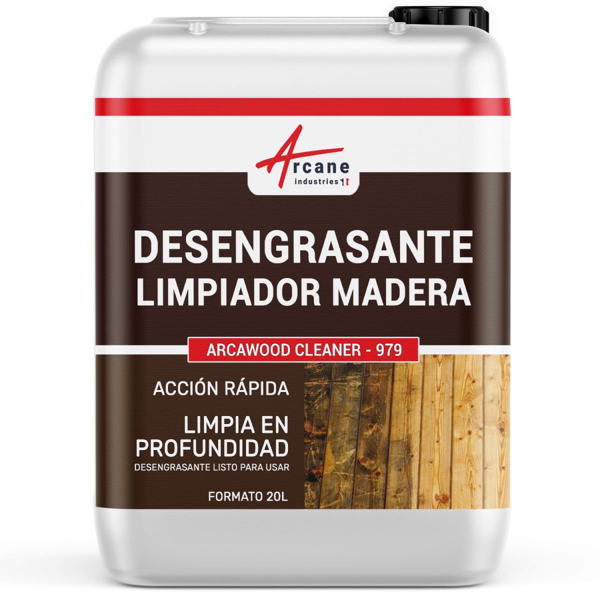 ARCANE INDUSTRIES Desengrasante Limpiador de Madera ARCAWOOD Cleaner - 979-20 L