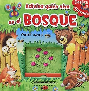 Hardcover Adivina Quién vive en el bosque [Spanish] Book