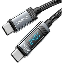 240W USB Type C to USB C Cable 100W PD Quick Charging Cable, 1M 5A Charging Cable for MacBook Pro Xiaomi Samsung Laptop