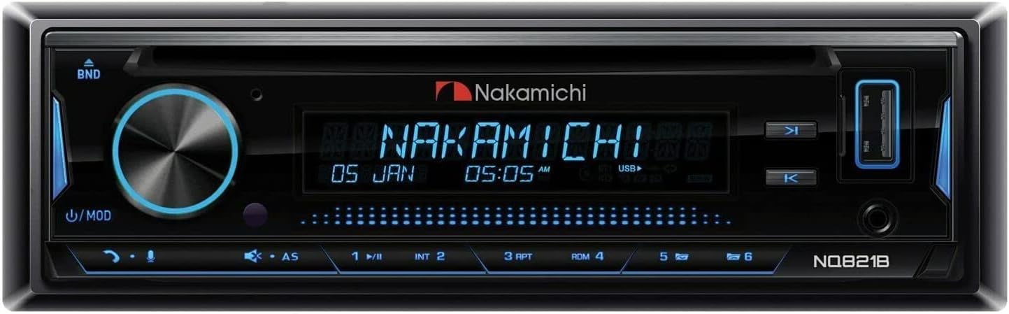 Nakamichi NQ821B front panel with time display