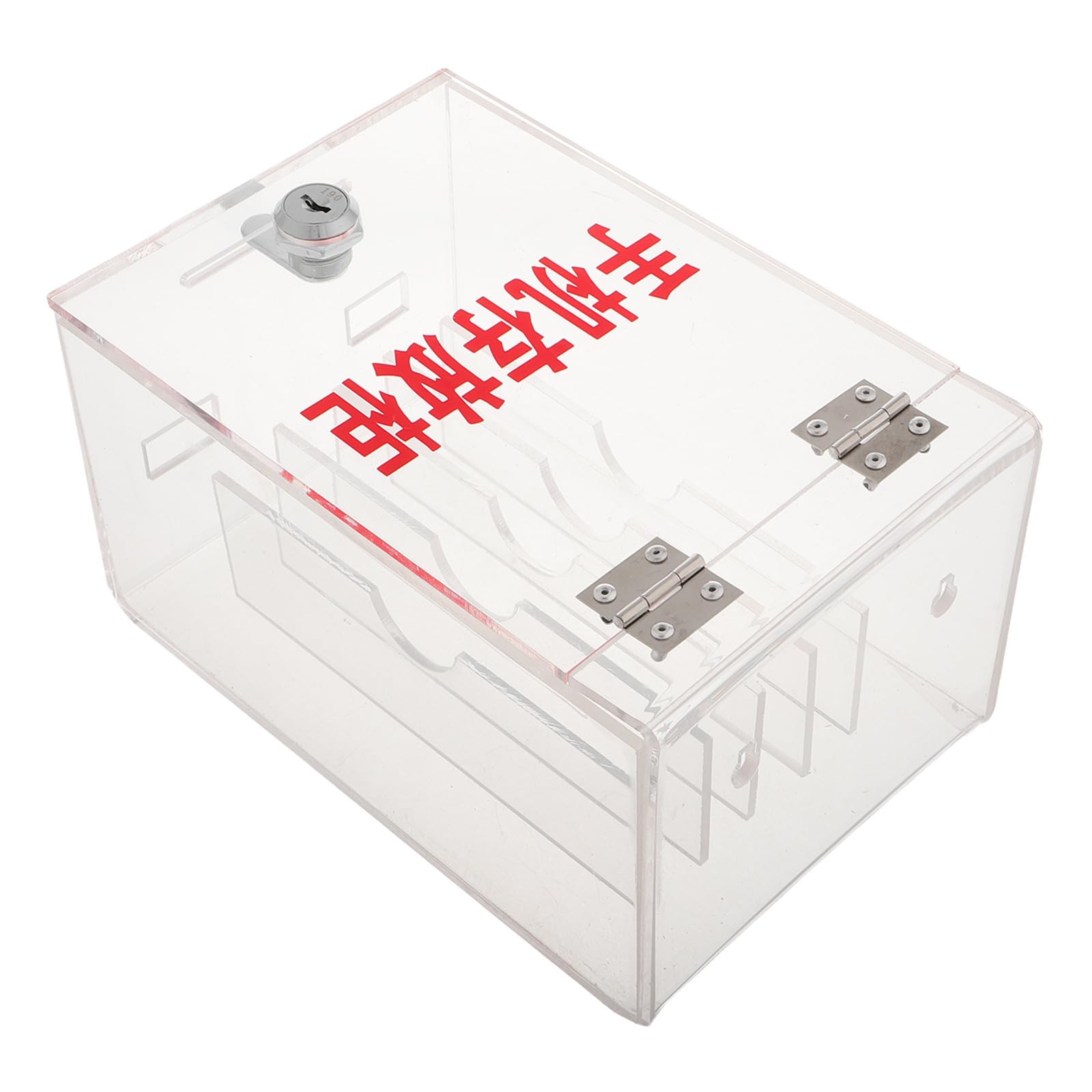 Boîte pour téléphones portables avec serrure sécurisée en acrylique
