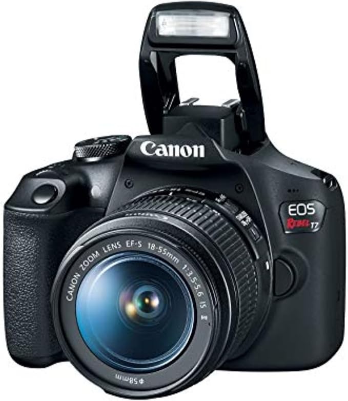Canon EOS Rebel T7 DSLR with 18-55 mm Lens