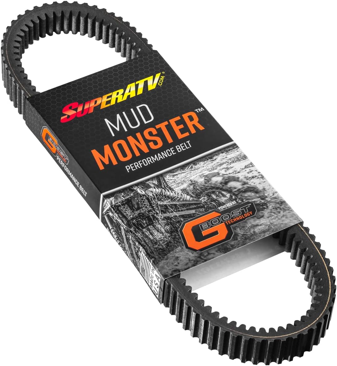 SuperATV World's Best CVT Drive Belt for 2018+ Polaris Ranger XP 1000/2019+ Ranger XP 1000 Crew, Smooth Engagement, Ultra-High 400HP Shock Load Rating, Ultra-Strong Aramid Fiber Cord, USA Made