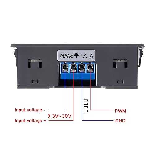 Miniatura 6 de Generador de señal XY-PWM DC 3.3-30V Generador de funciones 5-30mA Módulo de pantalla LCD PWM Generador de frecuencia de pulso Ciclo de trabajo