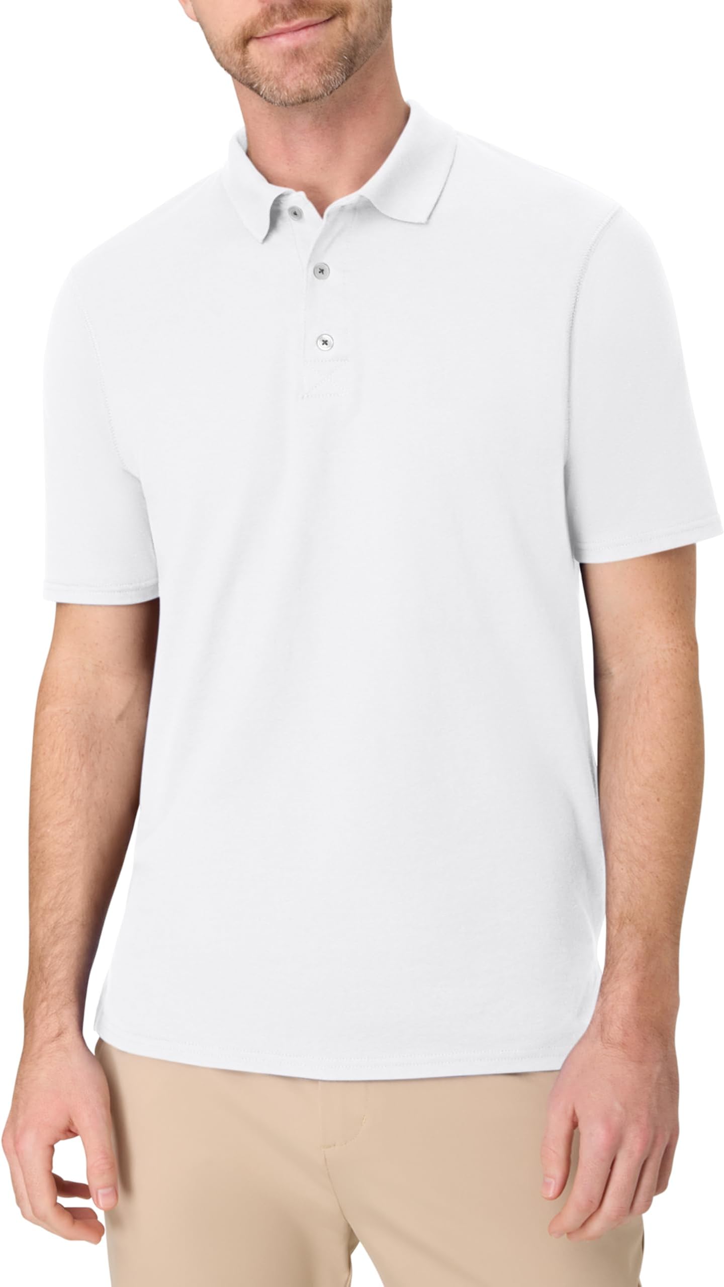 Men's FreshIQ Polo Shirt, Men’s X-Temp Polo Shirt, 40+ UPF Sun Protection Moisture-Wicking Polo Shirt