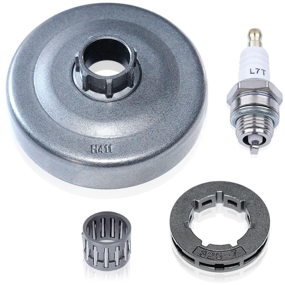 Llanta de piñón de rodamiento de agujas de tambor de embrague de 325 "apto for motosierra H 51 50 55 R 154 254 con bujía 503088702
